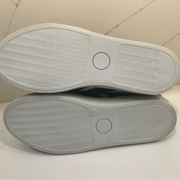 Elysian Silk Velvet Ice Blue Chevon High Tops - Picture 8 of 14